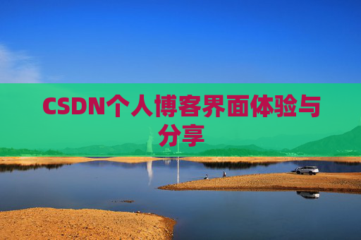 CSDN个人博客界面体验与分享